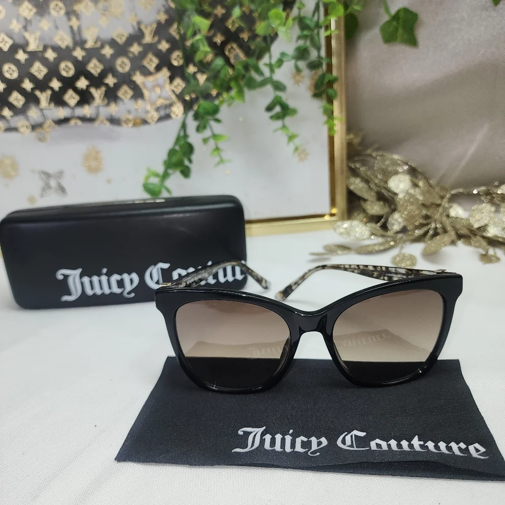 Juicy Couture JU 629/G/S Sunglasses With Hard Case And Dust Cloth
